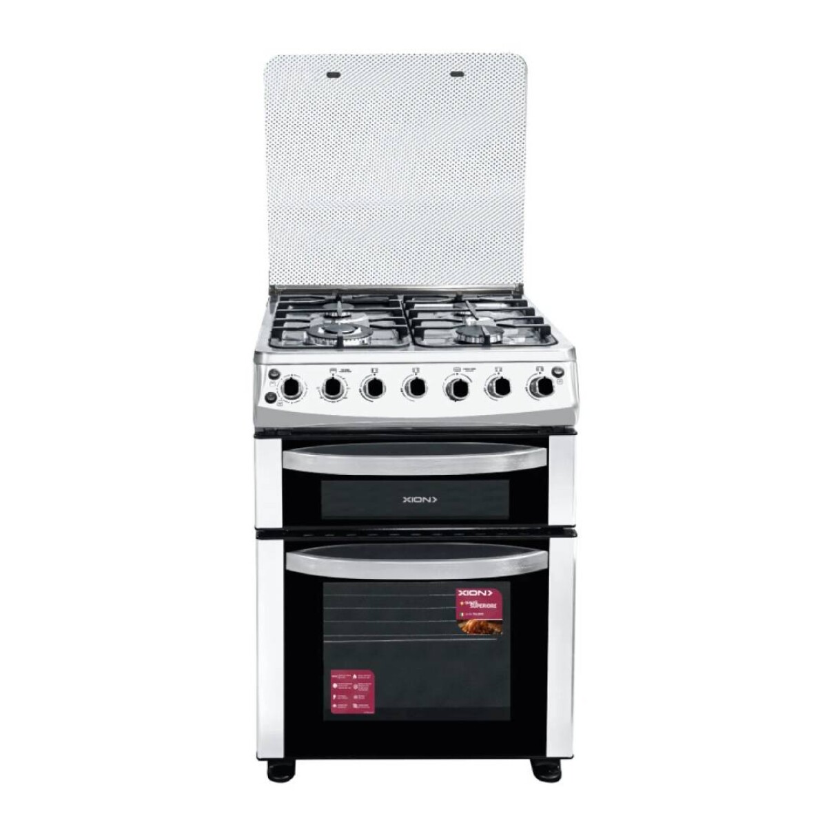 Cocina Xion CO6020DX Doble Horno con Termocupla - 33 Lts + 90 Lts 