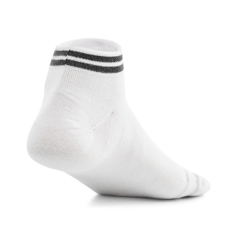 UA Essential Low Cut 3pk-BRN WHT-102