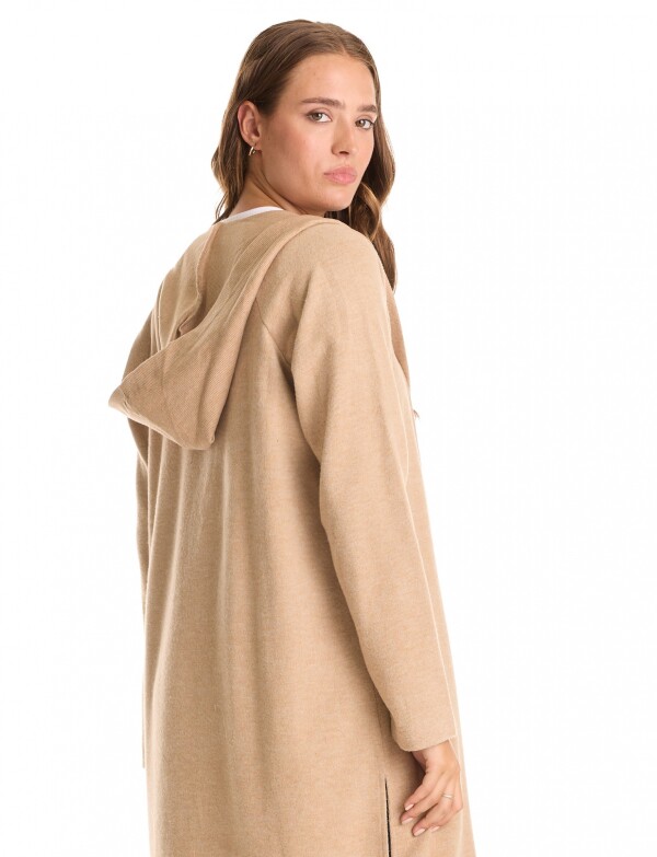 Cardigan Duster BEIGE OSCURO