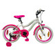 Bicicleta Baccio Mystic rodado 16 BLANCO/FUCSIA