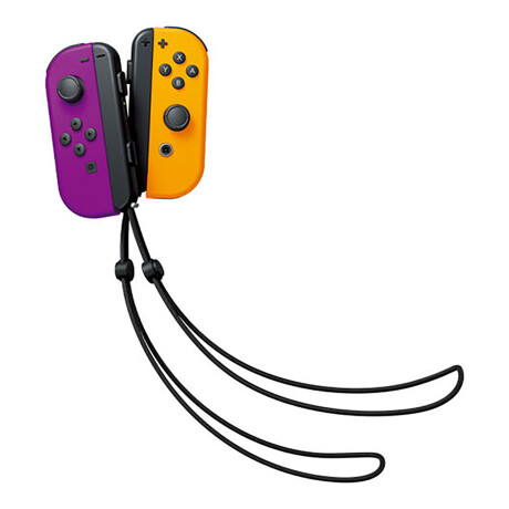 Nintendo - Switch Joy-con Neón Púrpura / Naranja - Incluye Controladores: Joy-con (L) y Joy-con (R). 001