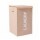 Cesto Canasto Plegable de Tela p/Lavandería Hogar Laundry Beige