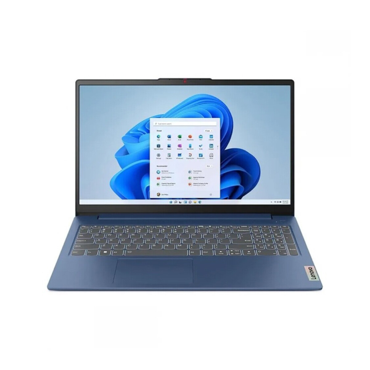 Notebook Lenovo Slim 3 Ryzen 5 7520U 512GB 8GB 15.6" Blue 