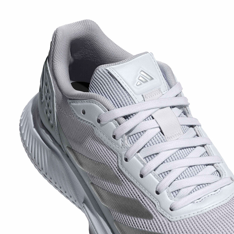 Championes de Mujer Adidas Court Quick P Blanco - Plata