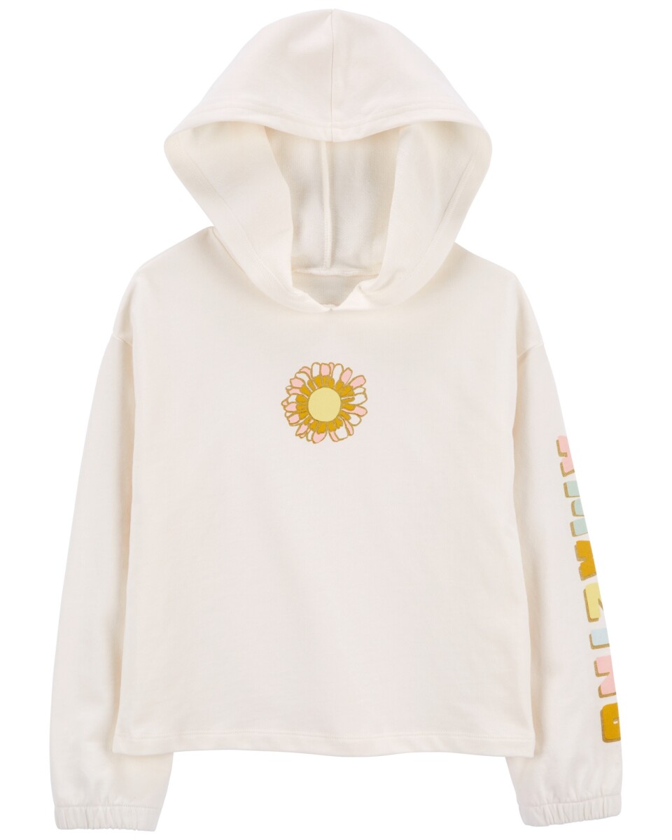 Buzo de algodón con capucha diseño tie-dye 