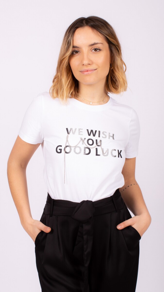 Remera We Wish - Blanco 