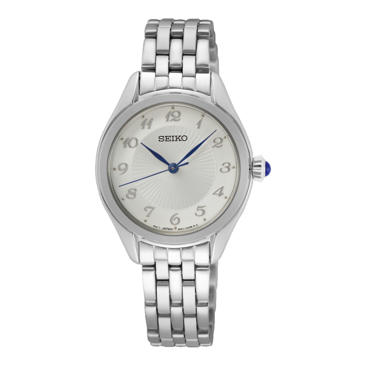 Reloj Seiko Sur379p1 Para Mujer Con Correa De Acero Plateada 
