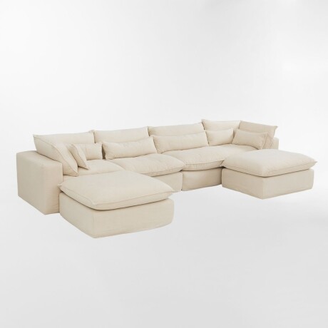 Sofá modular WELL BEIGE - 4 CUERPOS
