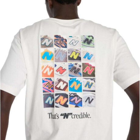 Remera New Balance N Collage Blanco