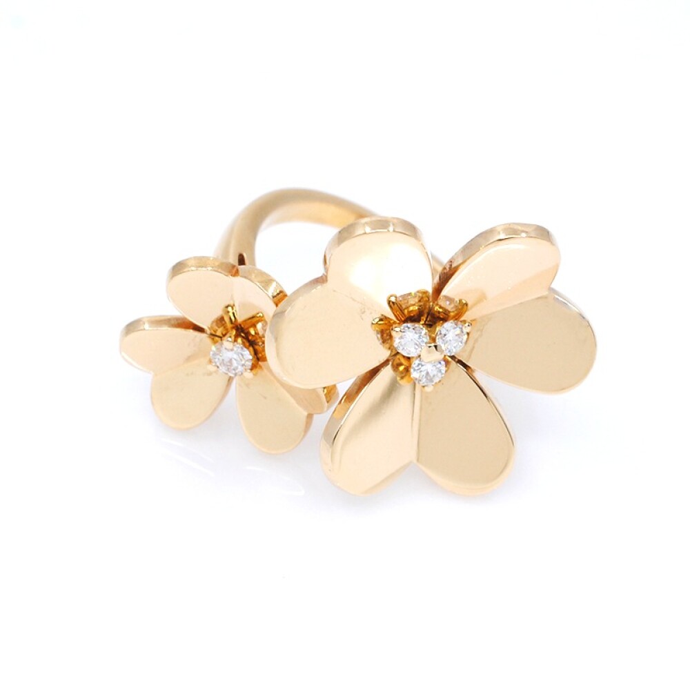 Van Cleef & Arpels Frivole Between the finger anillo en oro 18k y brillantes Van Cleef & Arpels Frivole Between the finger anillo en oro 18k y brillantes