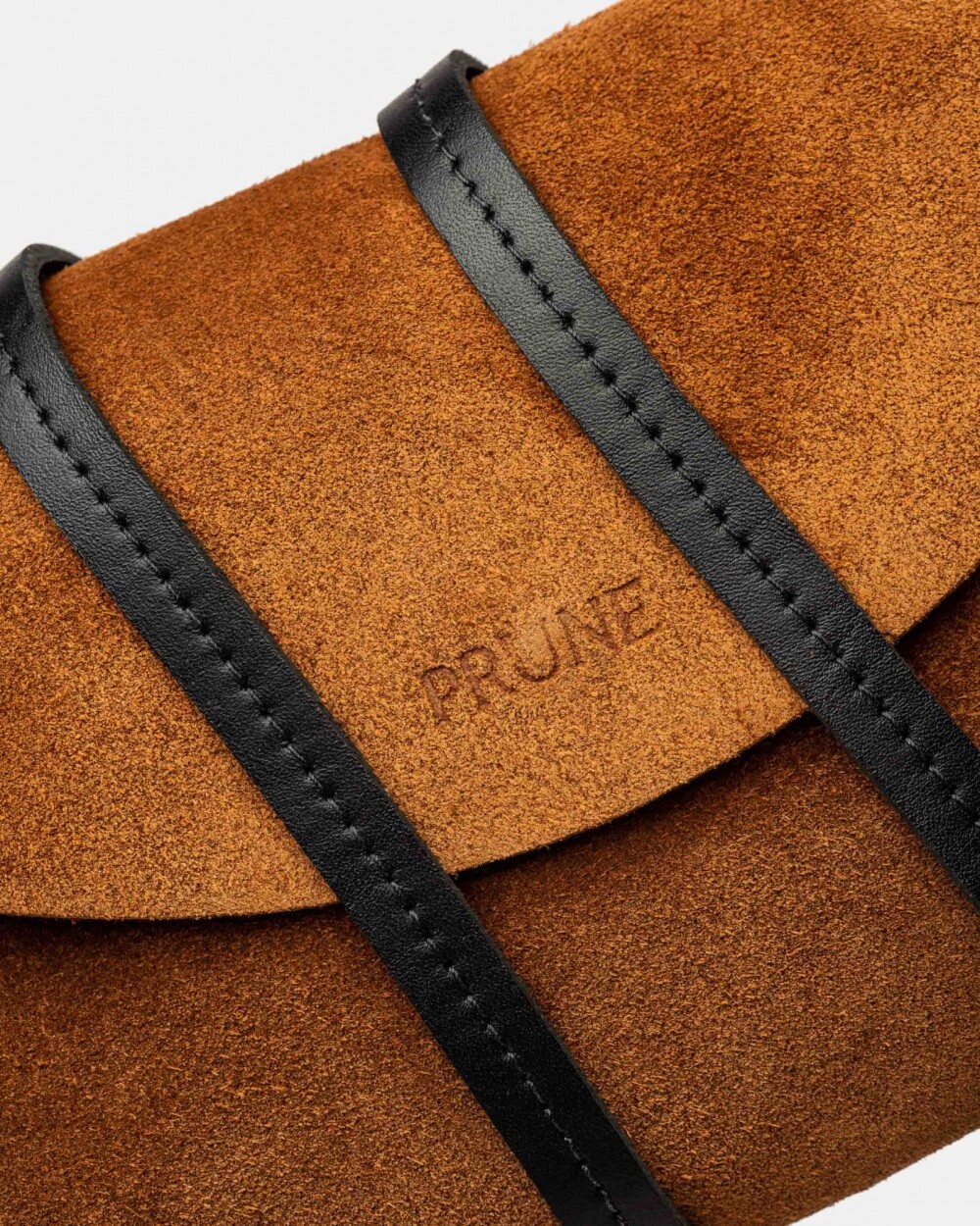 Mini bag Viena en cuero gamuza Cuoio