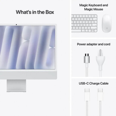 APPLE IMAC MWUC3LL/A 24' All In One 256GB / 16GB RAM M4 - Silver APPLE IMAC MWUC3LL/A 24' All In One 256GB / 16GB RAM M4 - Silver