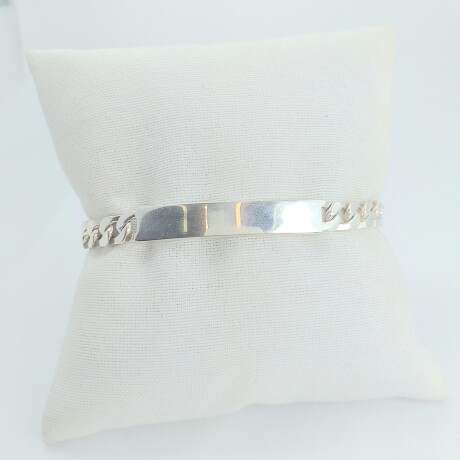 Pulsera de identidad de plata 925. Pulsera de identidad de plata 925.