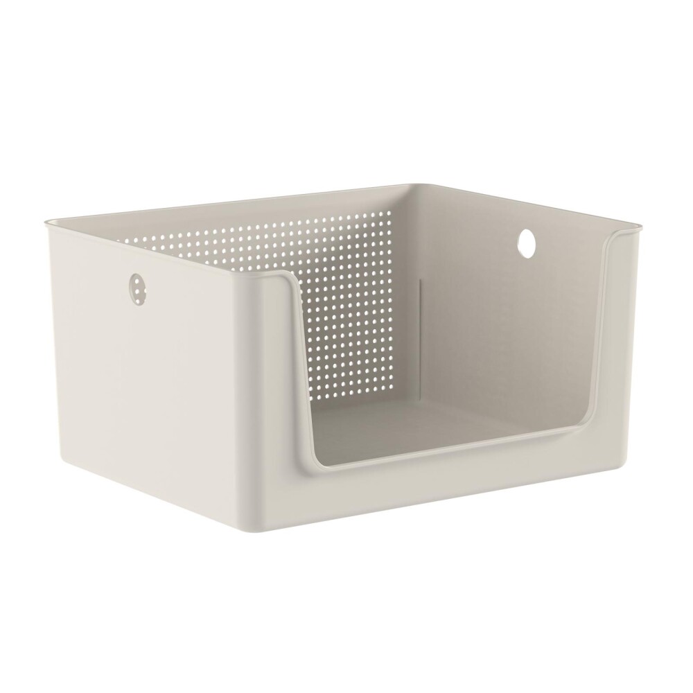 CESTA ORG C/APERTURA POLIPROPILENO NATURAL-BEIGE FLOW