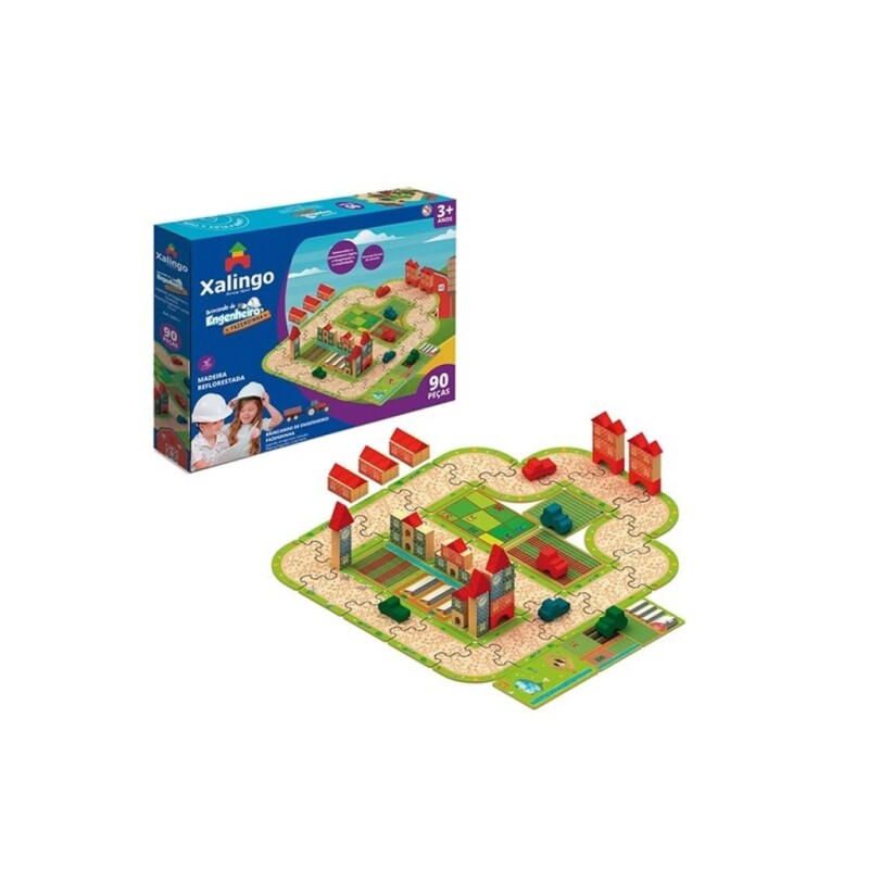 PUZZLE DE GRANJA CON PIEZAS DE MADERA PUZZLE DE GRANJA CON PIEZAS DE MADERA