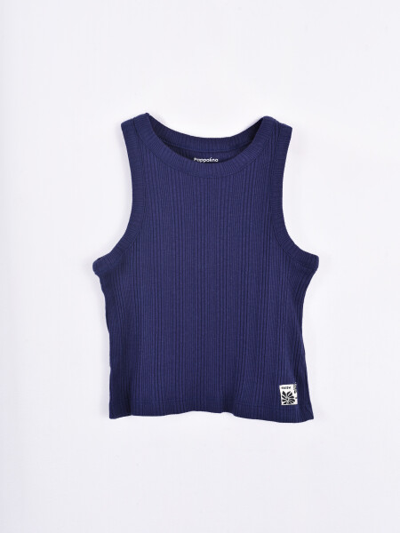 MUSCULOSA RUBI AZUL OSCURO