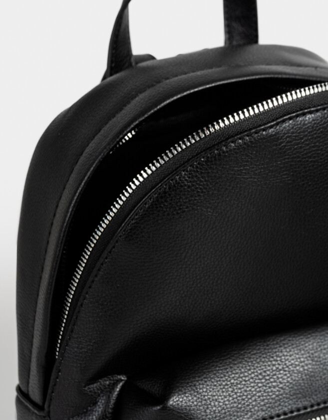 Mochilas Urbanas Mochila Bordada Negra - Negro