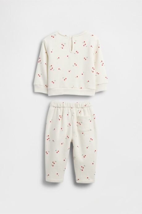 Set Saco Y Pantalón Bebé Ivory Frost