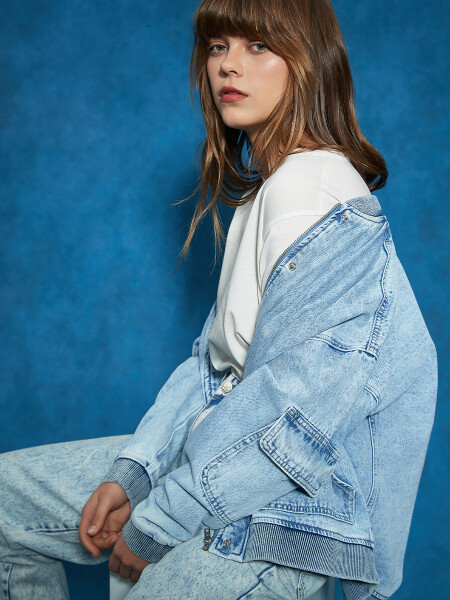 CAMPERA NOUR AZUL CLARO