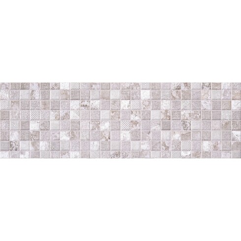 Ceramica Gris Mate Mosaico Relieve 20X60Cm Pared GAMAS DE GRIS