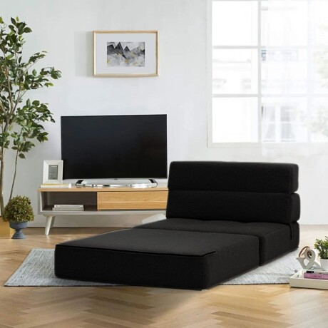 Sillón cama individual Lumax Oster en caja compactado Negro
