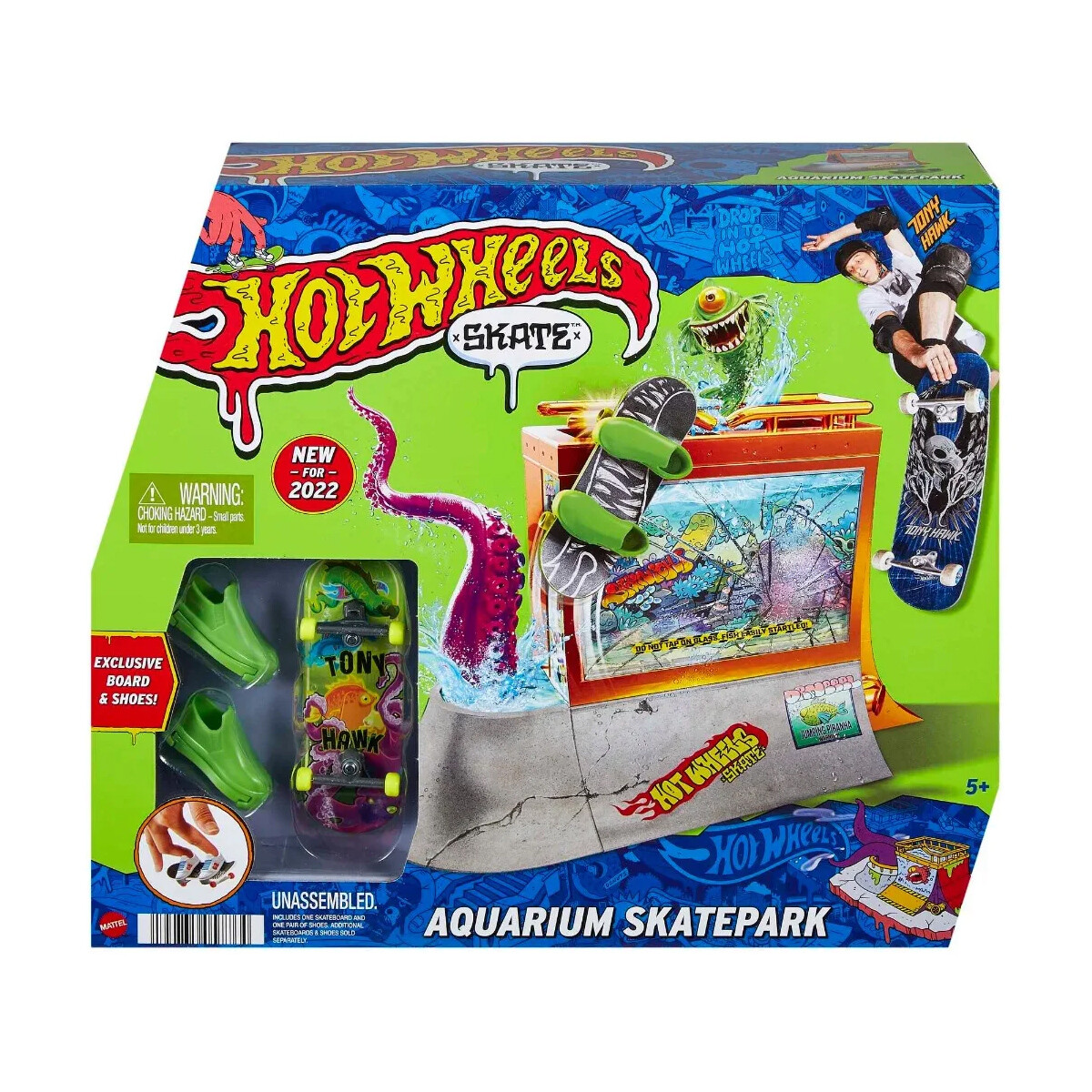 Skate Drop Hot Wheels - Acuario 