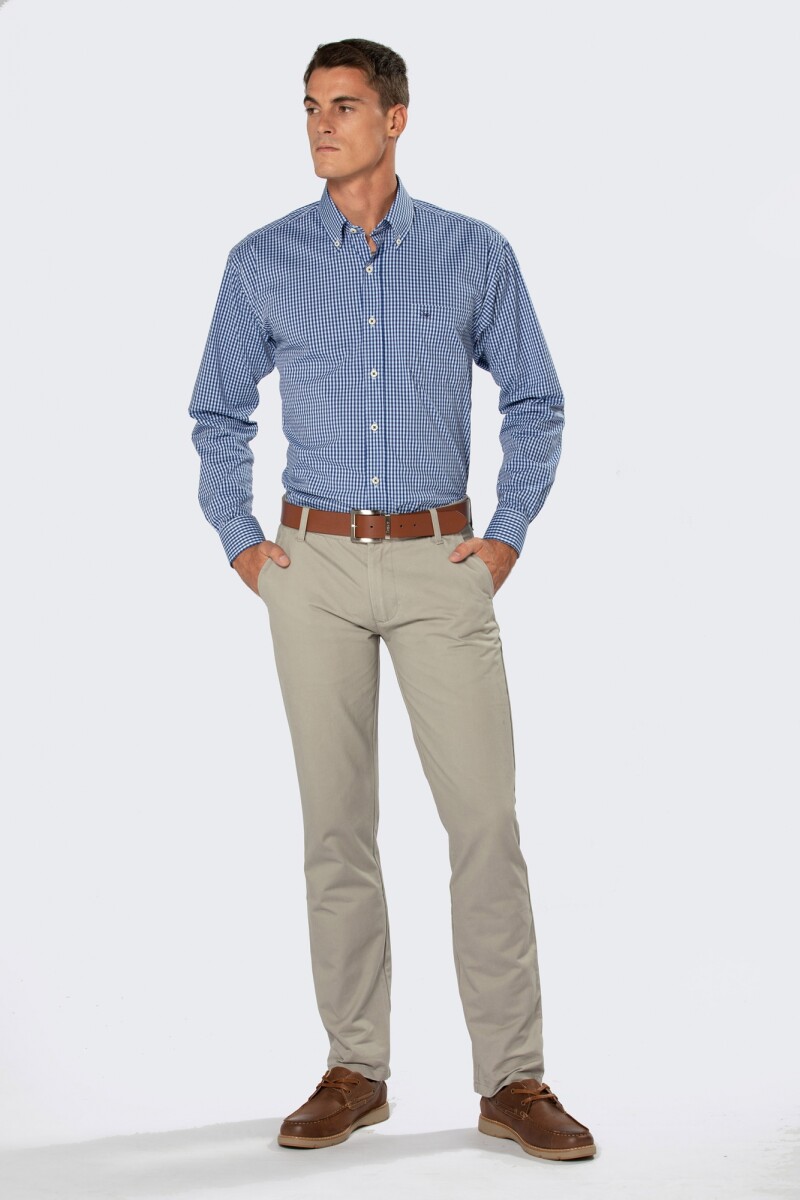 PANTALÓN CLÁSICO GABARDINA - Khaki 