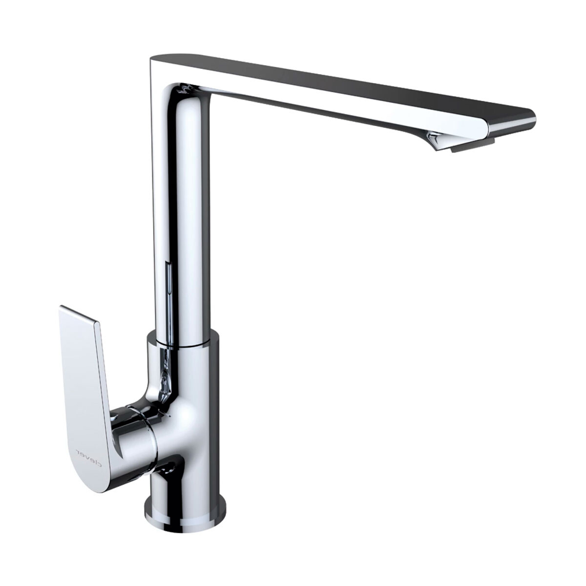 Griferia De Mesada Cocina Monocomando Cromo Clever Agora 