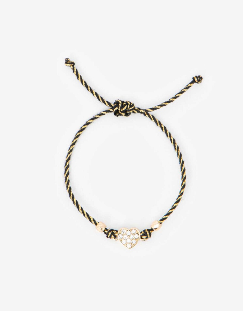 Pulseras Flexibles Strass - Dorado 