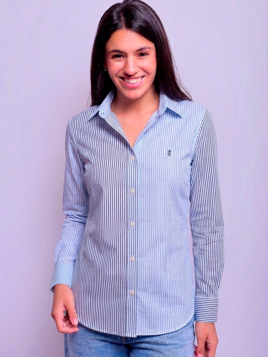 Camisa Dama Clásica - Combinada 