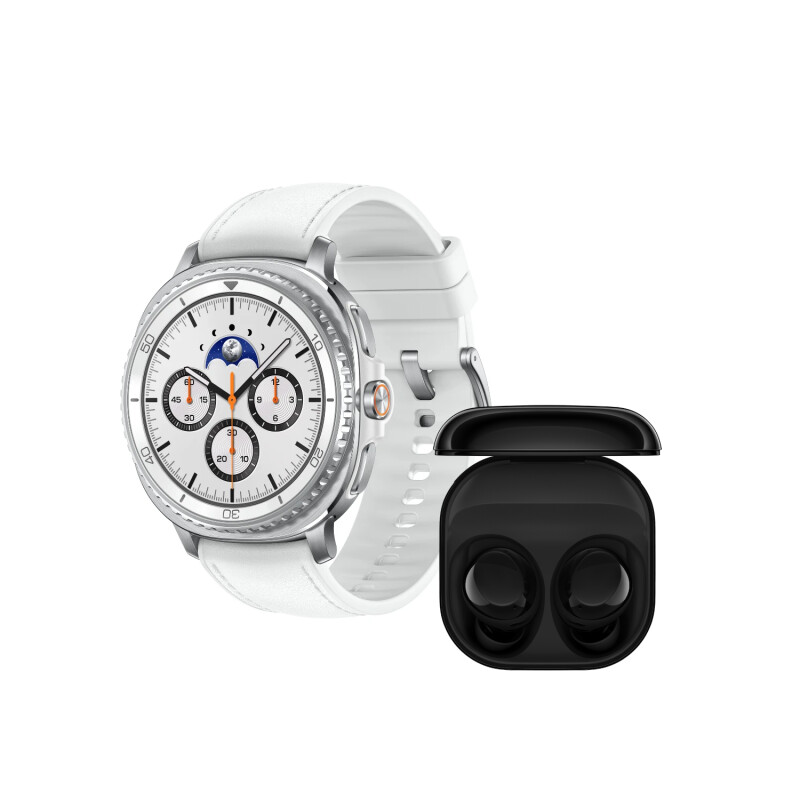 Galaxy Watch8 Classic (Bluetooth, 46 mm) White + Buds Core ¡De Regalo!