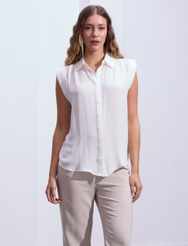 Blusa Botones CRUDO