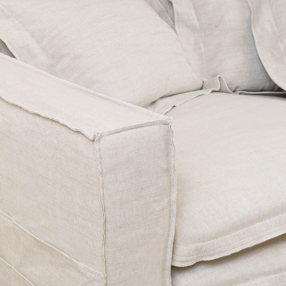 SOFÁ 4 CUERPOS TELA-PREMIUM NATURAL-BEIGE SALOTTO XL NATURAL