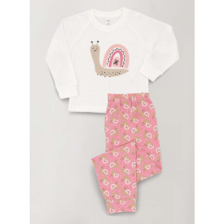 Pijama snail Rosado