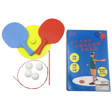 Paletas de Ping Pong con entrenador y 4 pelotas Paletas de Ping Pong con entrenador y 4 pelotas