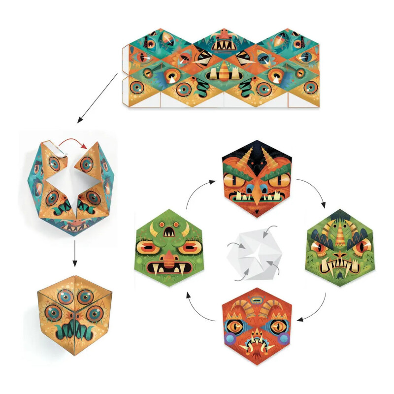 Origami Flexmonster Djeco Origami Flexmonster Djeco