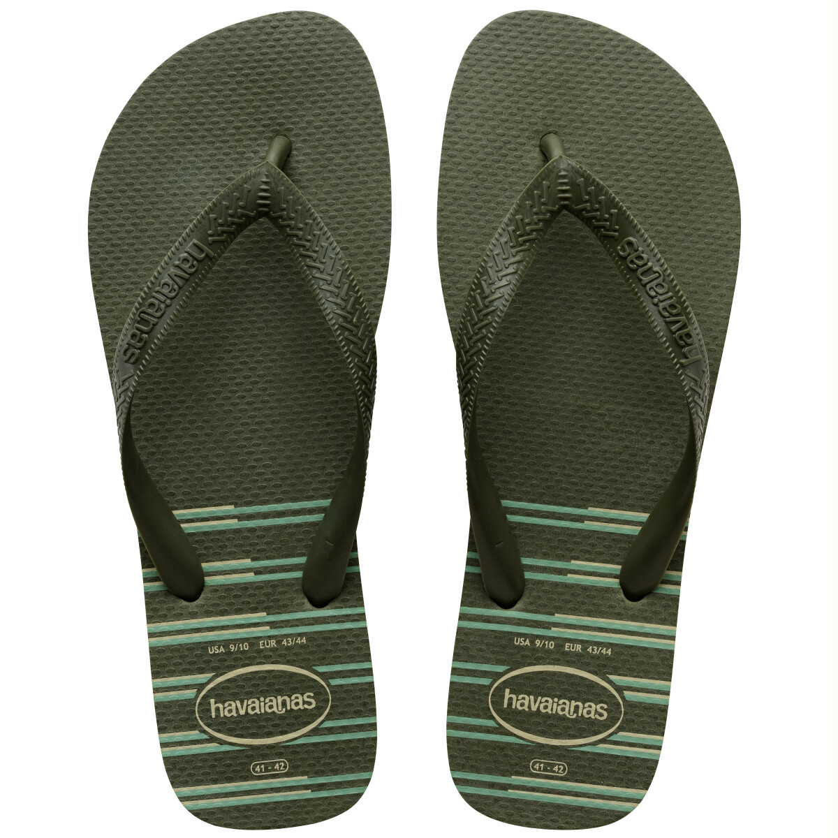 Sandalias de Hombre Havaianas Top Basic Havaianas - Marrón Musgo 