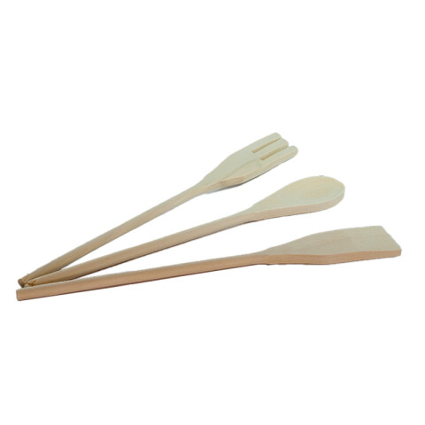 Utensilios De Cocina Bamboo x3 pcs 30cm Utensilios De Cocina Bamboo X3 Pcs 30cm