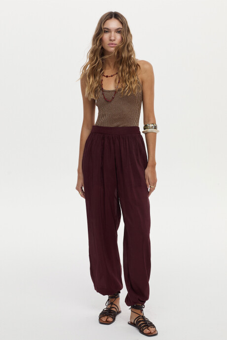 Babucha Rosel Bordo