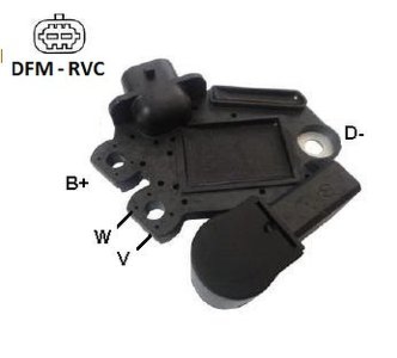 REGULADOR VOLTAJE CHEVROLET VALEO GM CAPTIVA-AGILE=RNV.606873=IK.5911=M.608 DUNCAN 