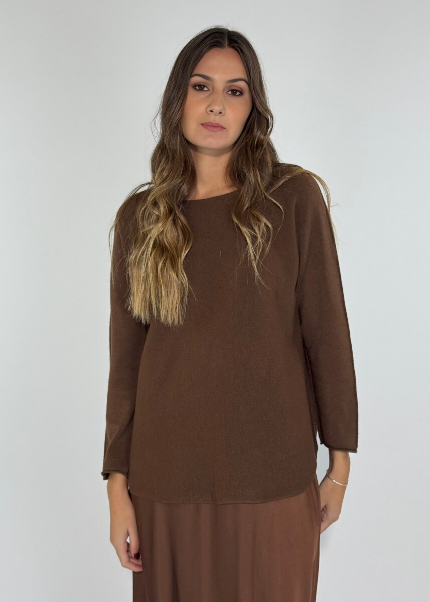 SWEATER BEZERRA - MARRON 