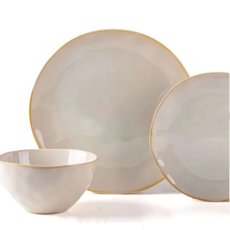 Juego de vajilla 16 Piezas de Porcelana Olive Sand Haengnam