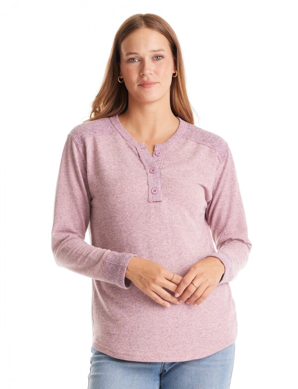 Buzo Hacci Henley ROSA