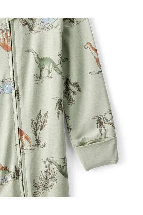 Pijama una pieza de viscosa Ecovero, puños plegables, línea Purelysoft Sin color