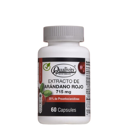 Extracto de Arándanos Rojo 60caps Qualivits Extracto de Arándanos Rojo 60caps Qualivits