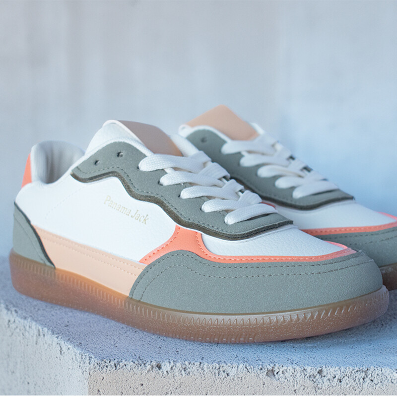 Calzado deportivo Dama Panama Jack BEIGE/GREEN