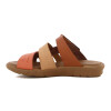 Country Sandalia 3 Tiras Combinadas Ladrillo-mix