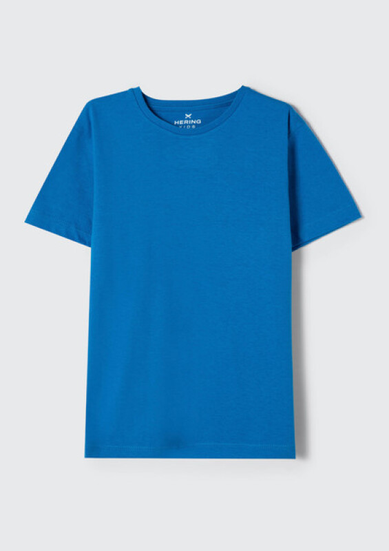 CAMISETA MM MASC AZUL CARIBE/CHUMBO/BLANCO