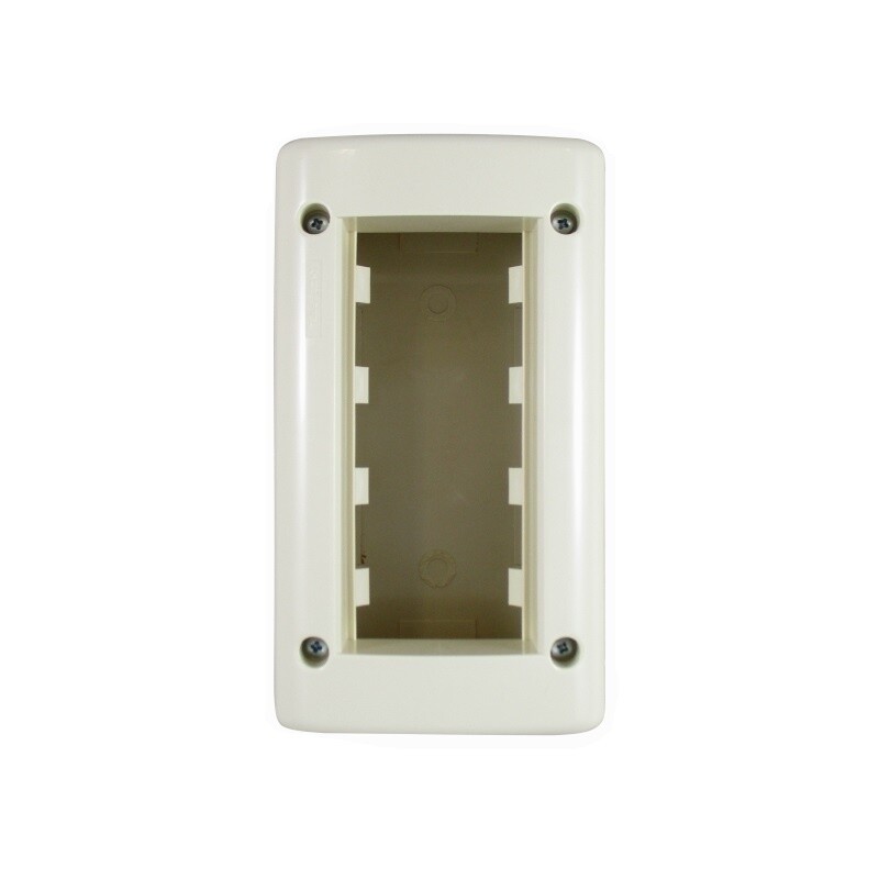 CAJA EXT. PLASTICA 4 MODULO MARFIL CAJA EXT. PLASTICA 4 MODULO MARFIL