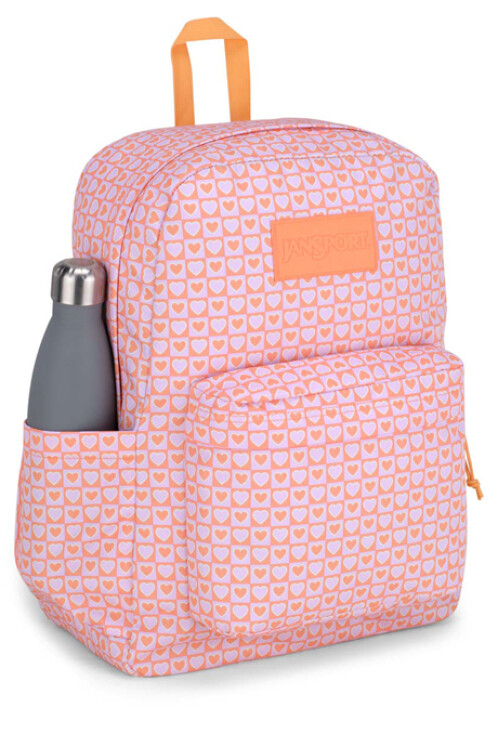 MOCHILA JANSPORT SUPERBREAK HYPED HEARTS PINK